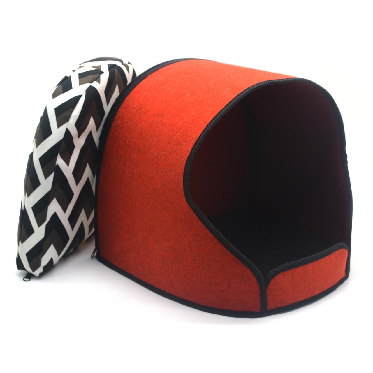 Будиночок для тварин Zoo-hunt Олімп №2 №2 42х37х37 см Червоний (2724) - фото 2 Будиночок для тварин Zoo-hunt Олімп №2 №2 42х37х37 см Червоний (2724) - фото 2