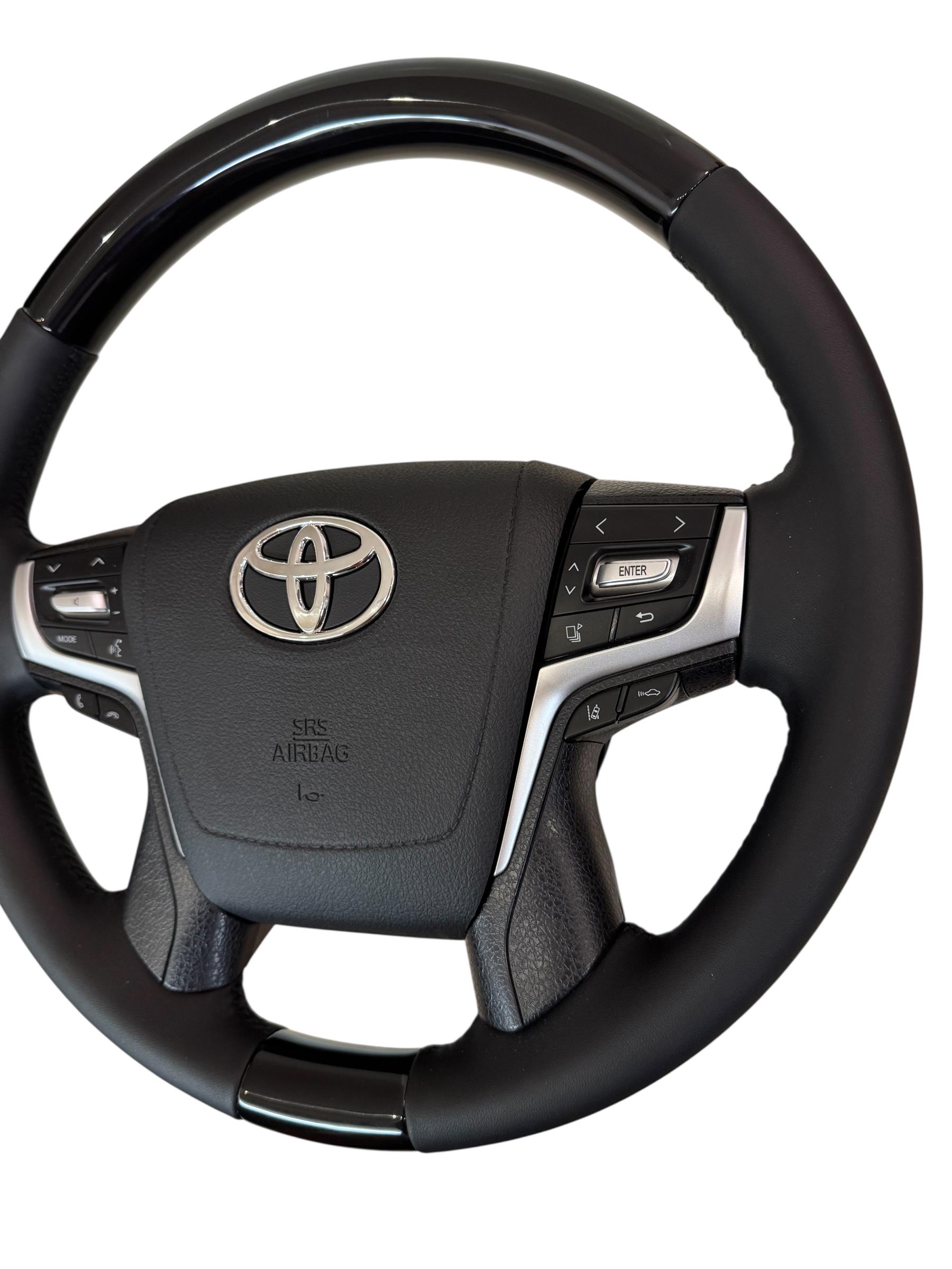 Руль для Toyota Land Cruiser 200 Prado 150 Классика рояльный лак (28753123) - фото 5 Руль для Toyota Land Cruiser 200 Prado 150 Классика рояльный лак (28753123) - фото 5