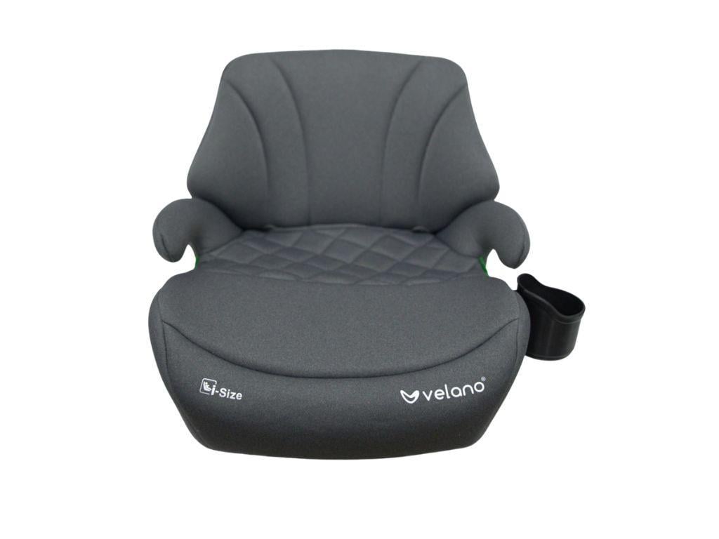Бустер Velano Gravo i-Size 125-150 см ISOFIX и подстаканник Grey (3031362493)