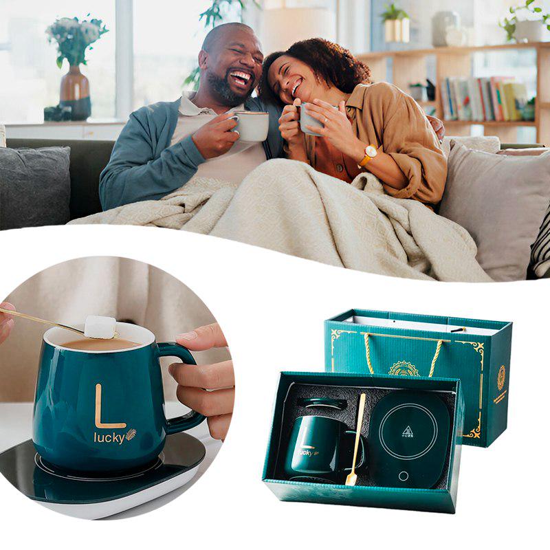 Набір 3в1 чашка/блюдце/портативна підставка для підігріву з постійною температурою - фото 8 Набір 3в1 чашка/блюдце/портативна підставка для підігріву з постійною температурою - фото 8