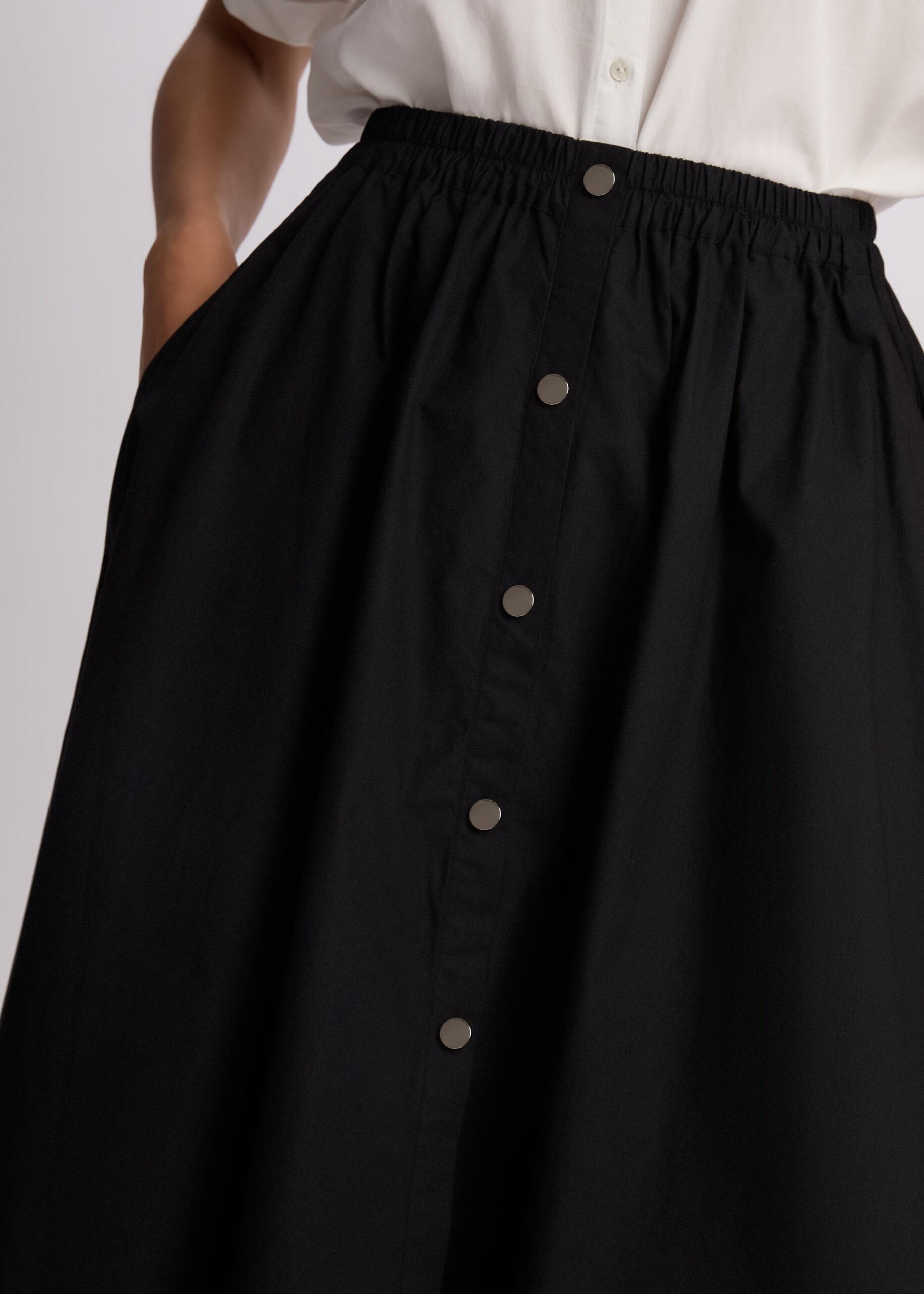 Юбка-клеш женская Diverse NIRAIA M Черный (5905384145017) - фото 3 Юбка-клеш женская Diverse NIRAIA M Черный (5905384145017) - фото 3