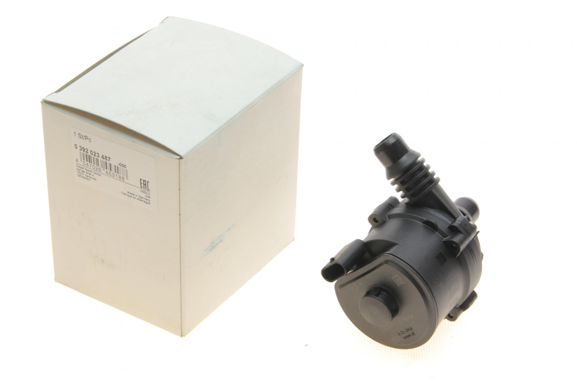 Насос системы охлаждения дополнительный BOSCH BMW 5 G30/F90/7 G11/G12/X5 G05/F95 B57/N74/N63 (0 392 023 487)