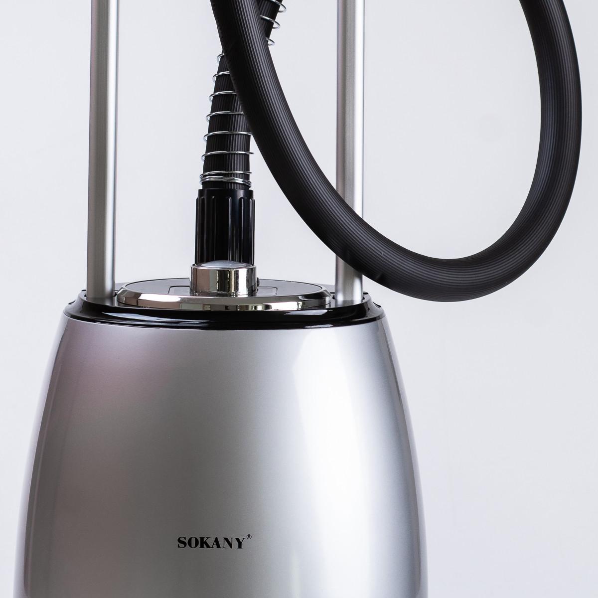 Отпариватель напольный Sokany SK4013S вертикальный 2000 Вт на 2,2 л Сталь (2898) - фото 5