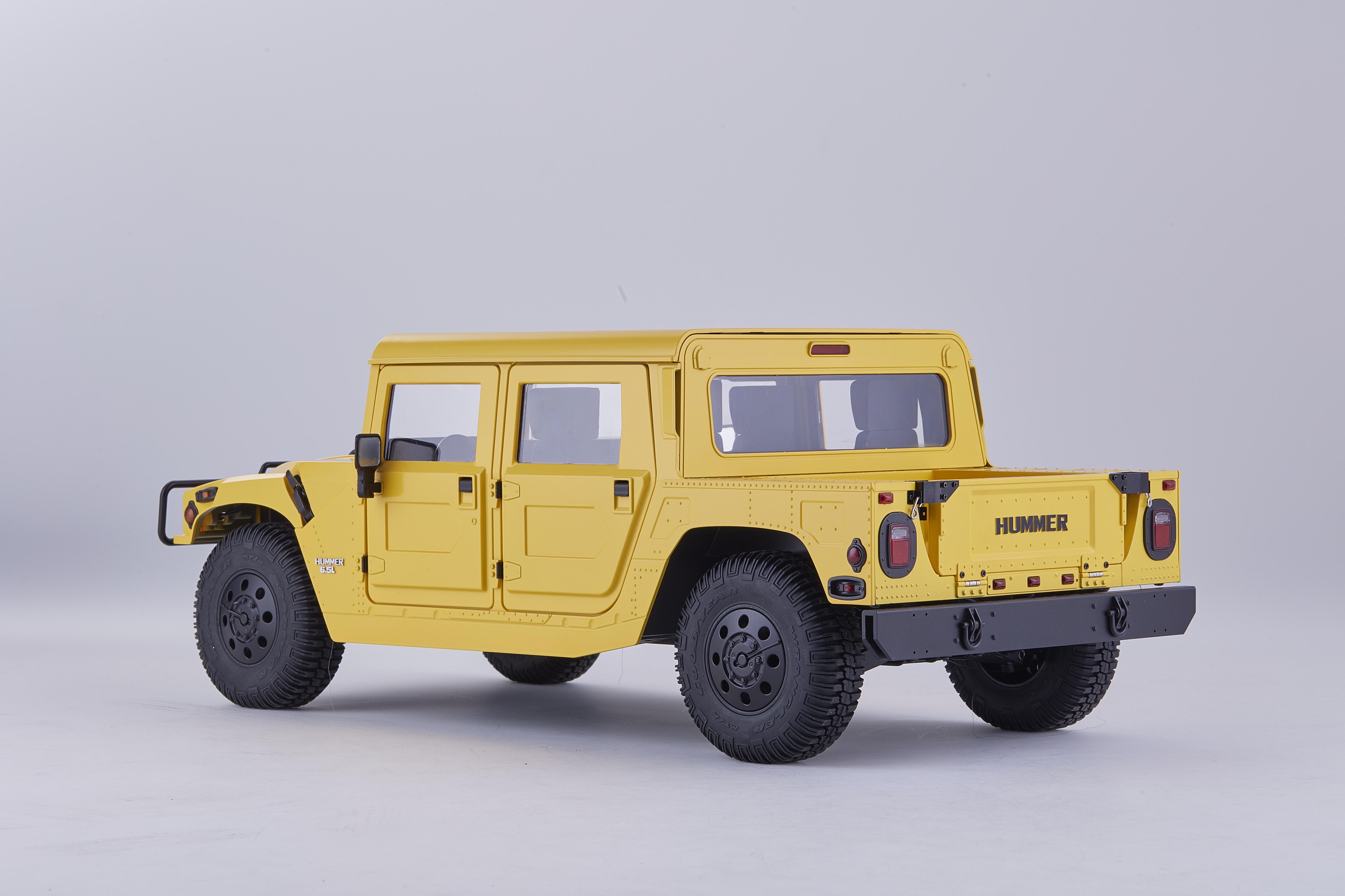 Машинка на радиоуправлении FMS 1:12 HUMMER RS Yellow - фото 12 Машинка на радиоуправлении FMS 1:12 HUMMER RS Yellow - фото 12