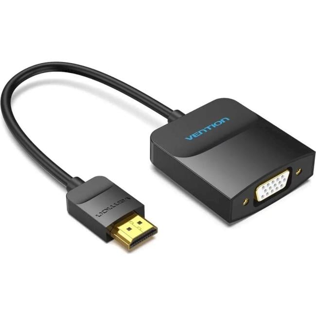 Адаптер-перехідник для ПК Vention HDMI-VGA Чорний (605708)