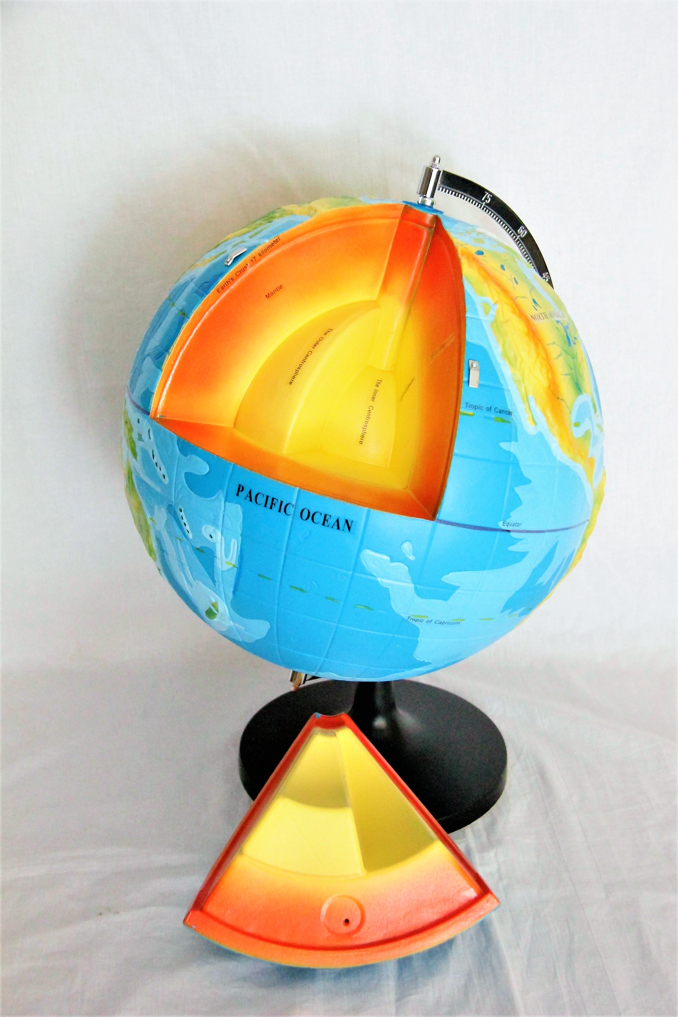 Модель-глобус Будова Землі Руді пластик на підставці 56,5х30х13 см (Д984у) - фото 3 Модель-глобус Будова Землі Руді пластик на підставці 56,5х30х13 см (Д984у) - фото 3