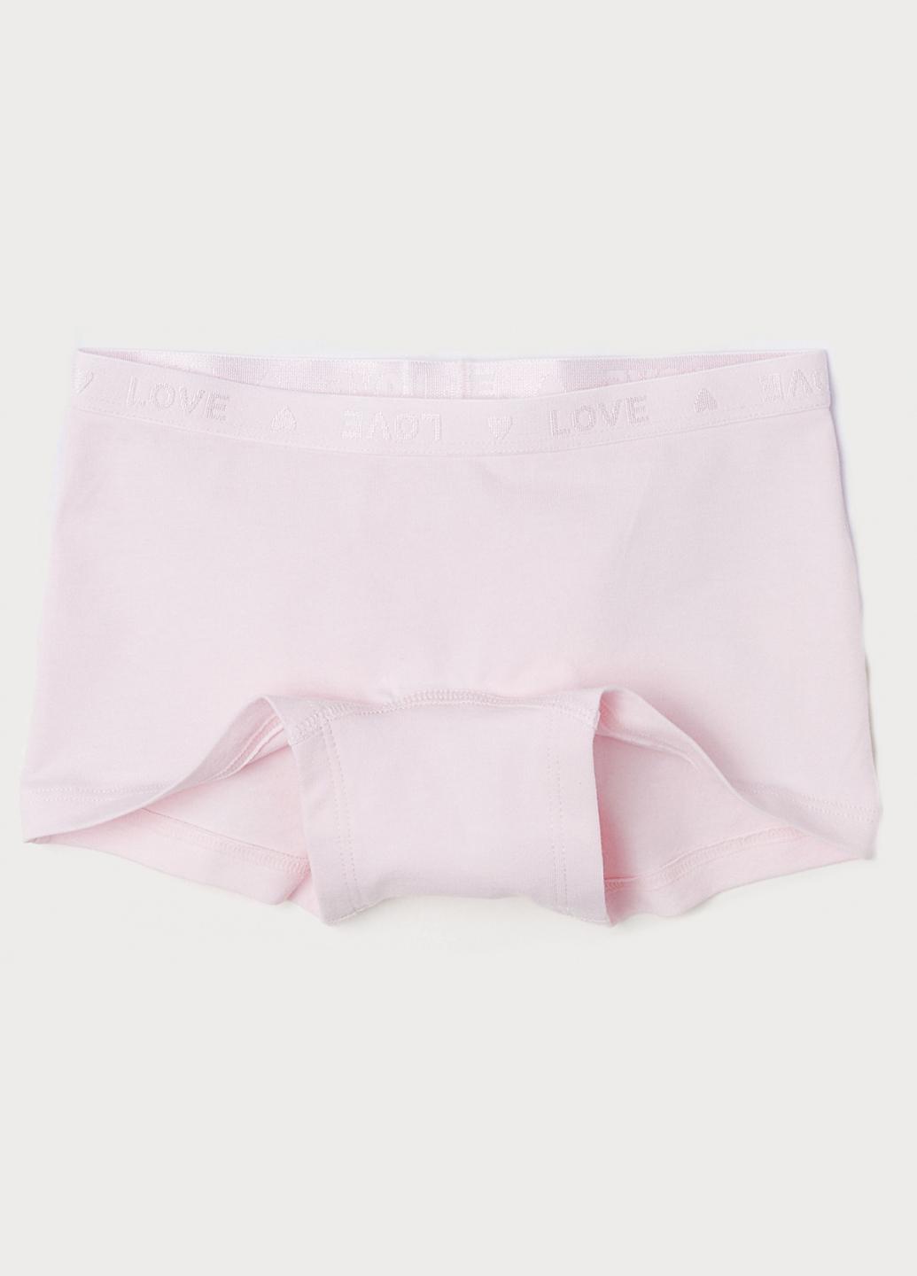 Трусы H&M 122-128 см Розовый (670674b36)