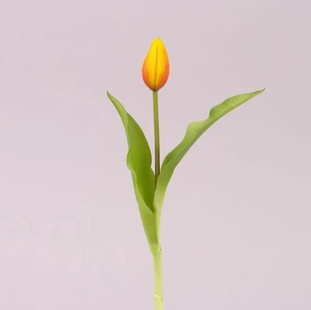 Цветок Тюльпан из латекса Flora Желто-оранжевый (72842)