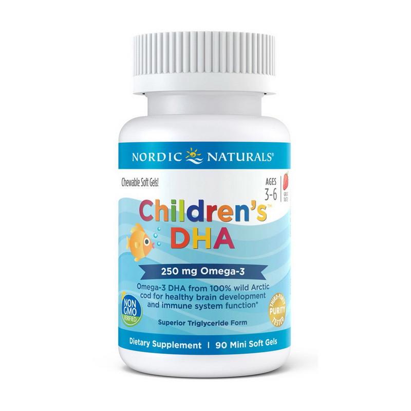 Омега жирные кислоты для детей Nordic Naturals Children’s DHA 90 капс. Клубника (18550-01) Омега жирные кислоты для детей Nordic Naturals Children’s DHA 90 капс. Клубника (18550-01)