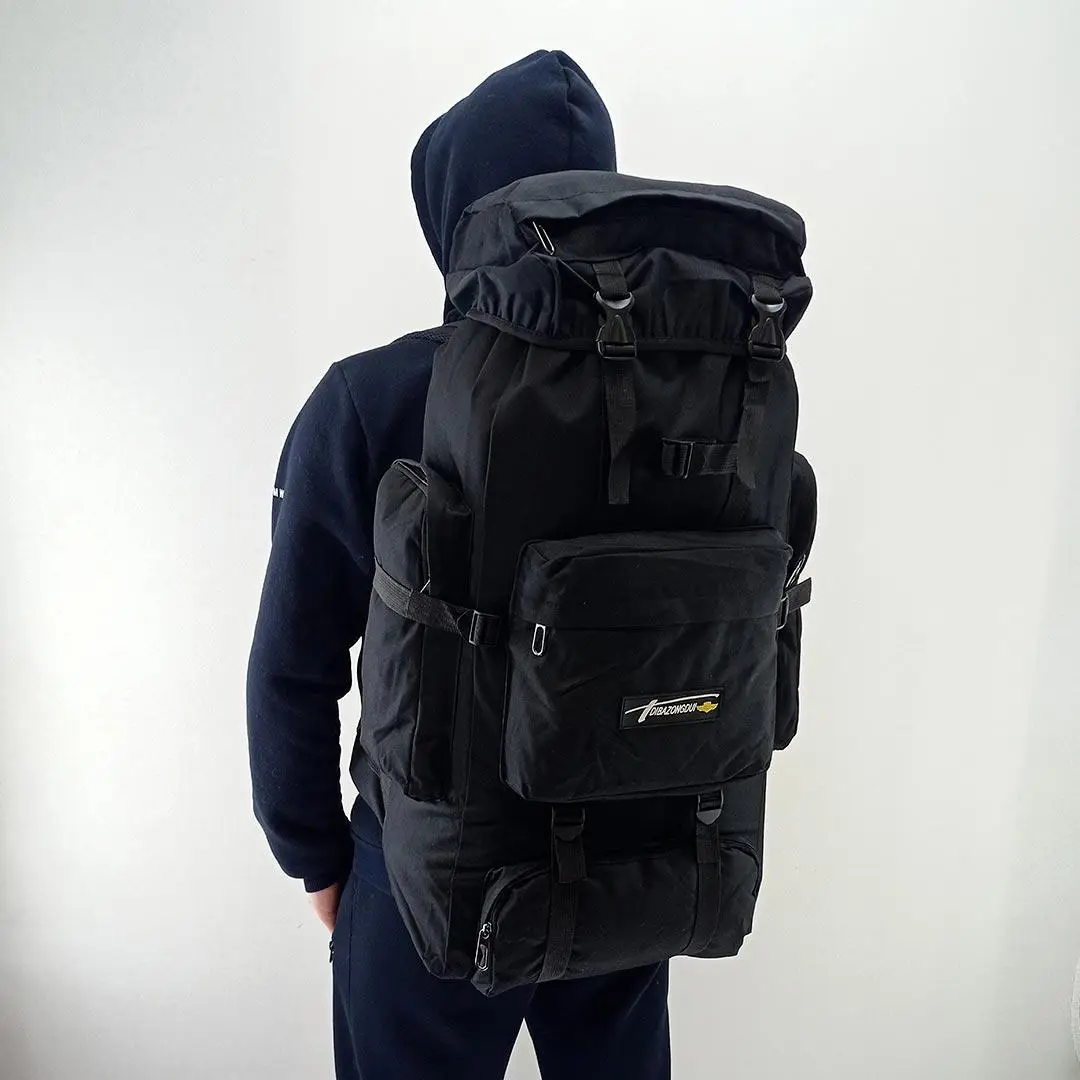 Рюкзак армійський Tactical із системою MOLLE 70 л Чорний (ta70 new black) - фото 5 Рюкзак армійський Tactical із системою MOLLE 70 л Чорний (ta70 new black) - фото 5