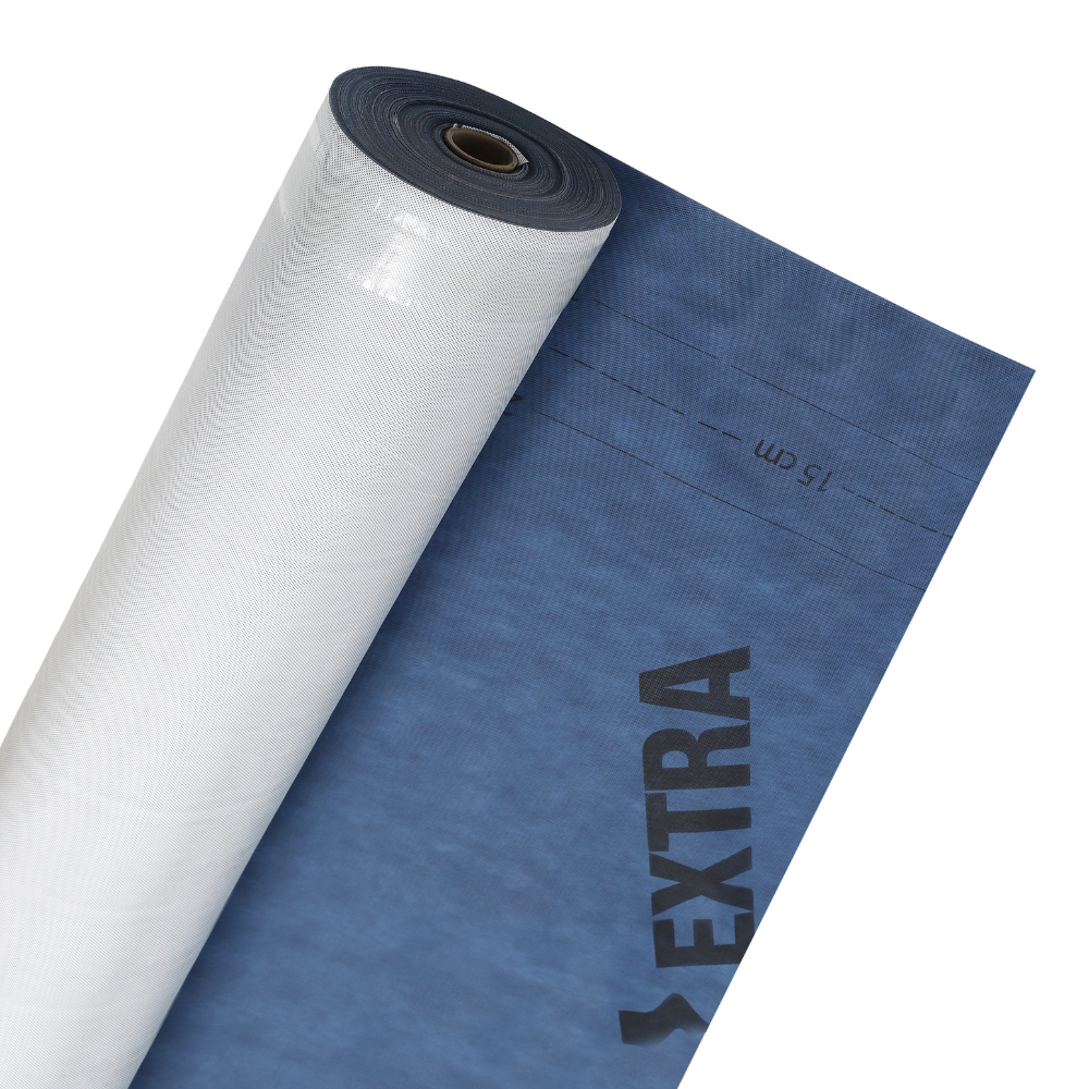 Мембрана диффузионная Fortex Extra 2 Tape 1,5x50 м 75 м2 140 г/м2 Синий/Белый (390238)