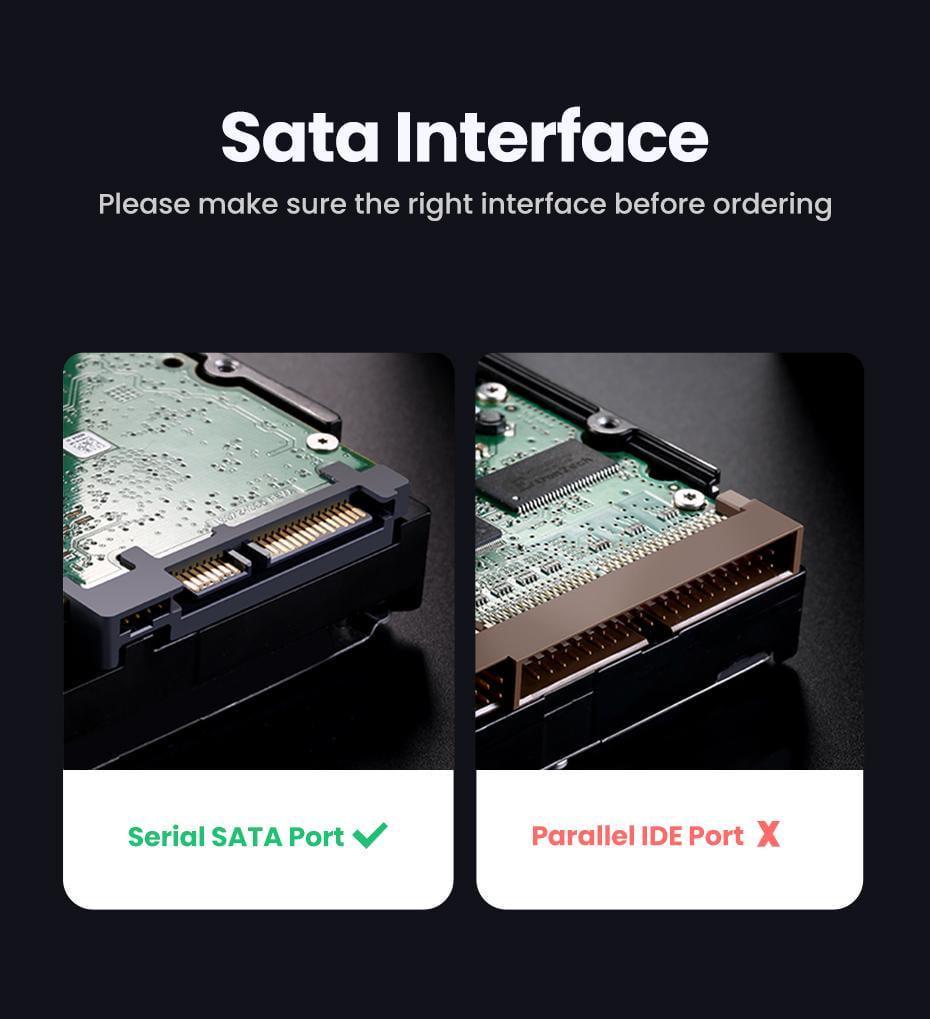 Кишеня зовнішня Ugreen 2.5 USB-C 0.5 м (70499) - фото 16 Кишеня зовнішня Ugreen 2.5 USB-C 0.5 м (70499) - фото 16