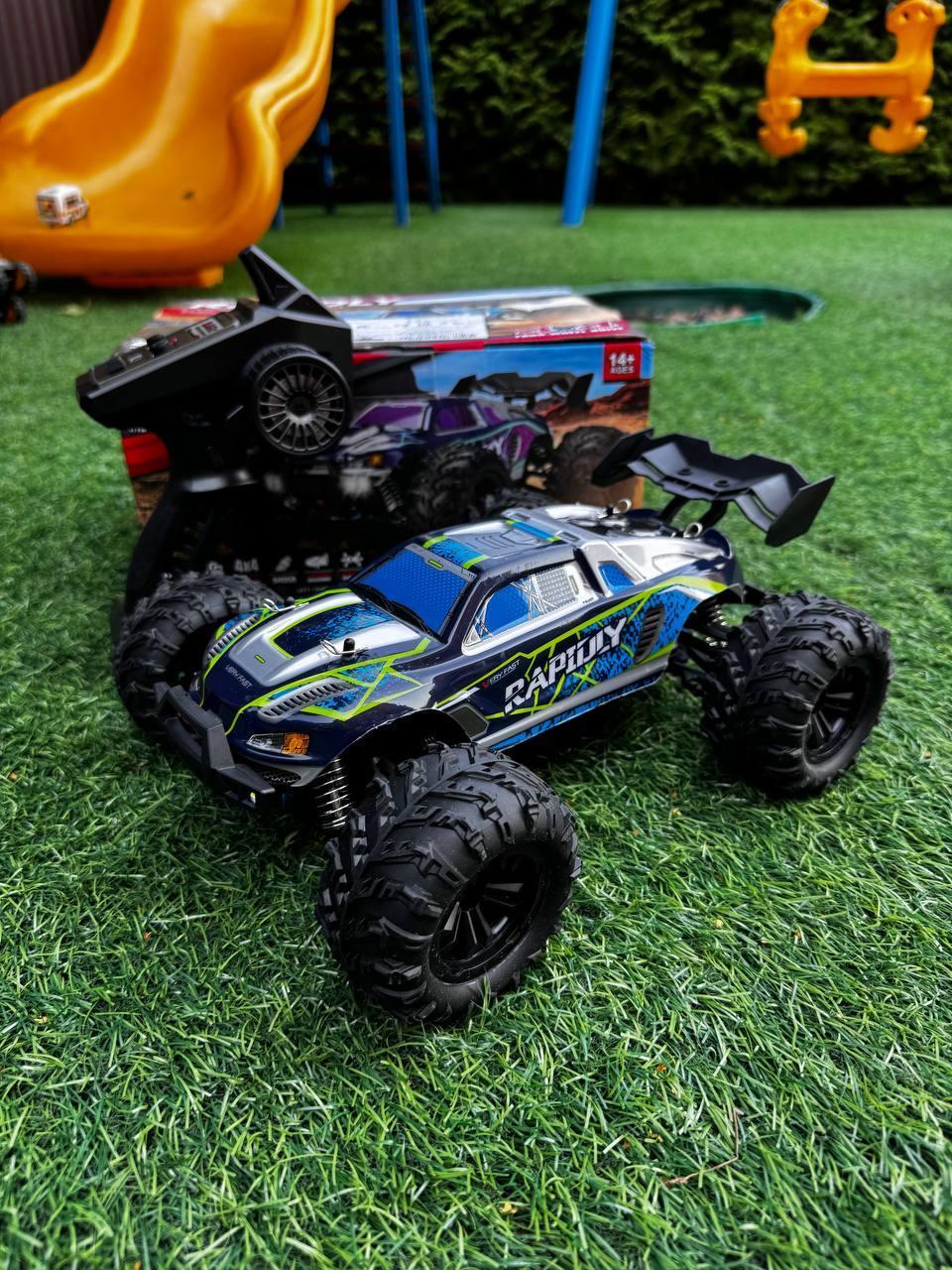 Машинка позашляховик на радіокеруванні CONQUER 4Х4 50 км/ч Blue (hp2-oar-9dp) - фото 5