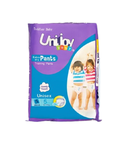 Підгузки-трусики ультратонкі преміум UNIJOY Pants 5 шт. XL 12-17 кг (PXL5) - фото 14