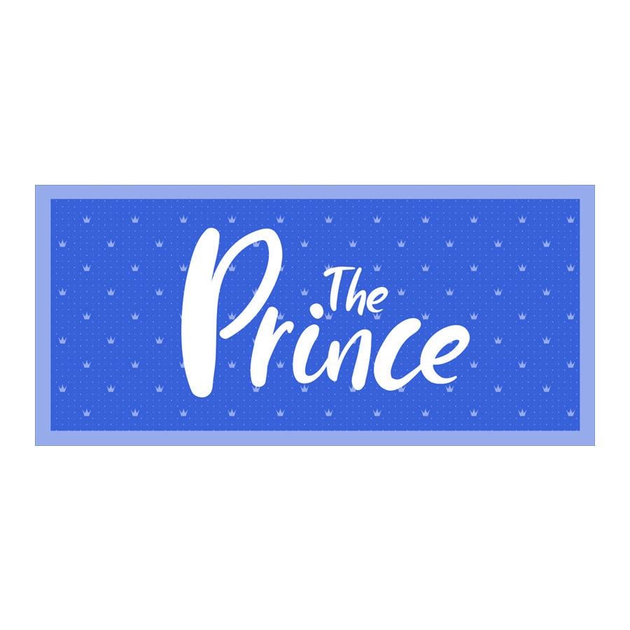 Полотенце с принтом The prince 150х70 см (PLB_21J017)