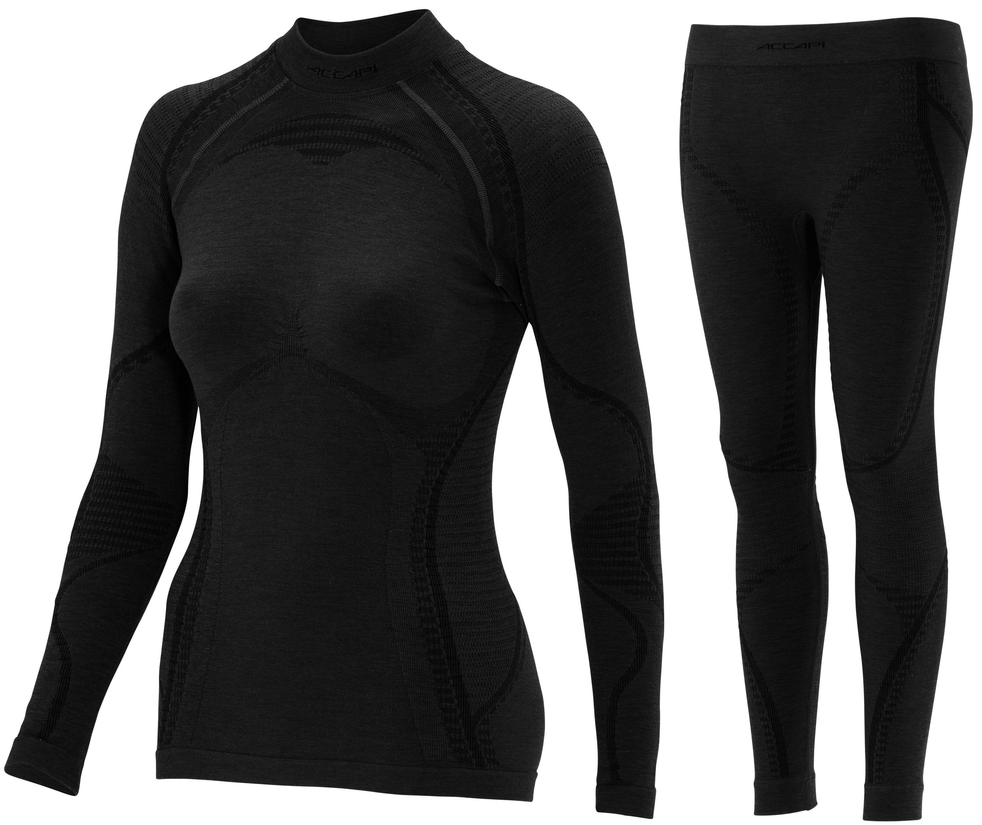 Термокофта и брюки женские Accapi Ergowool Black (WA 711 713 99)