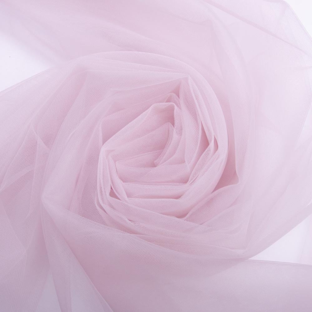 Тканина фатин V-H89 євро 3,0 м Світла пудра (23680)