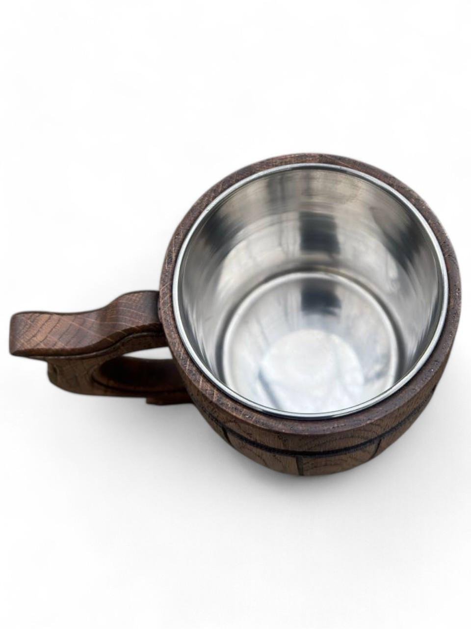 Кружка пивна дубова ручної роботи (1983485984) - фото 4 Кружка пивна дубова ручної роботи (1983485984) - фото 4