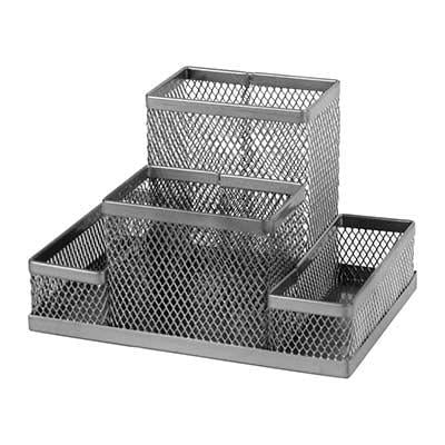 Підставка-органайзер металева Axent Сріблястий (2117-03-A) Підставка-органайзер металева Axent Сріблястий (2117-03-A)