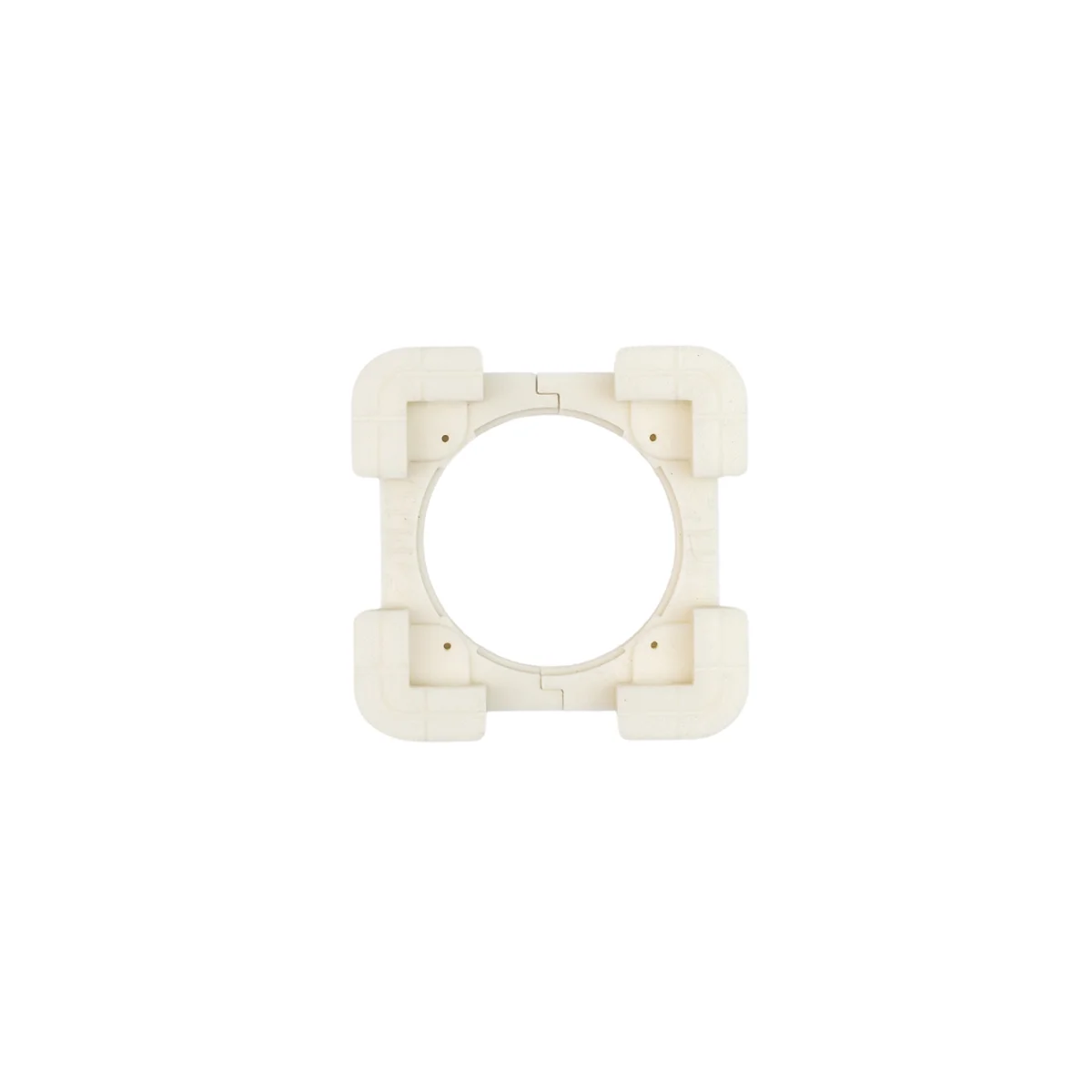 Рамка для скрытых розеток и выключателей Edplit одинарная (E40009)