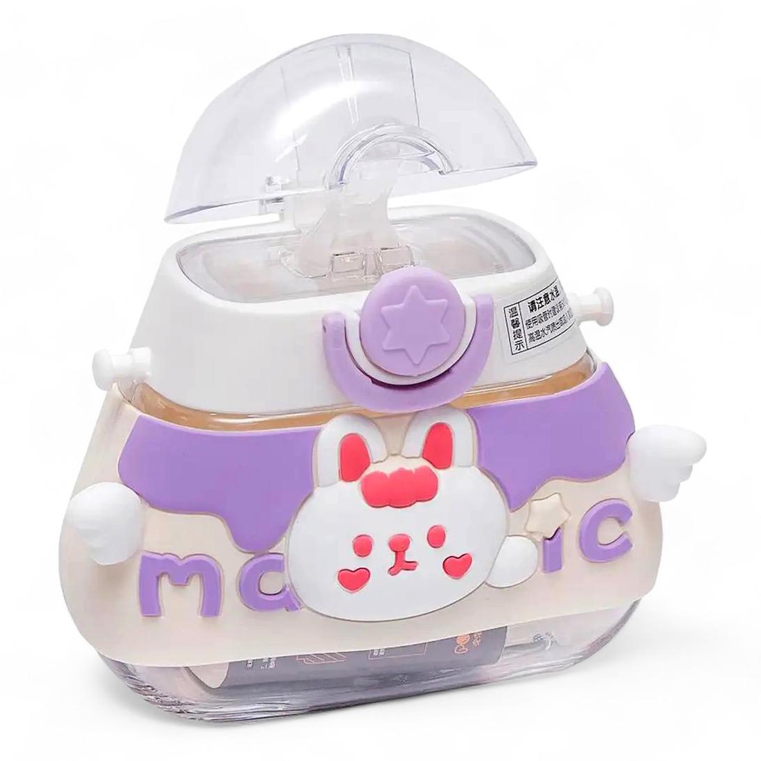 Детская бутылка для воды POP02313 с силиконовой трубочкой и ремешком 520 мл Фиолетовый - фото 1 Детская бутылка для воды POP02313 с силиконовой трубочкой и ремешком 520 мл Фиолетовый - фото 1