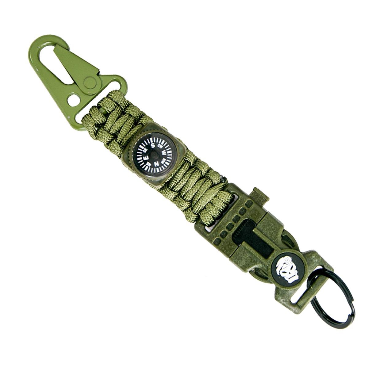 Браслет из паракорда с ножом Paracord Fire Starter Bracelet TY-1619 Хаки (1008592-Khaki) - фото 1