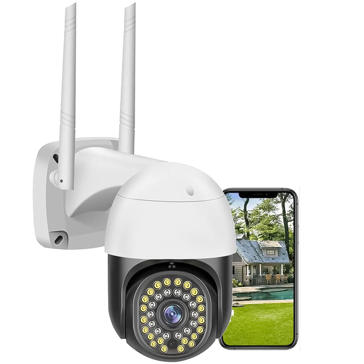 Камера видеонаблюдения WiFi uSafe OC-06-PTZ уличная с поворотным корпусом 2 Мп/1080P - фото 2 Камера видеонаблюдения WiFi uSafe OC-06-PTZ уличная с поворотным корпусом 2 Мп/1080P - фото 2