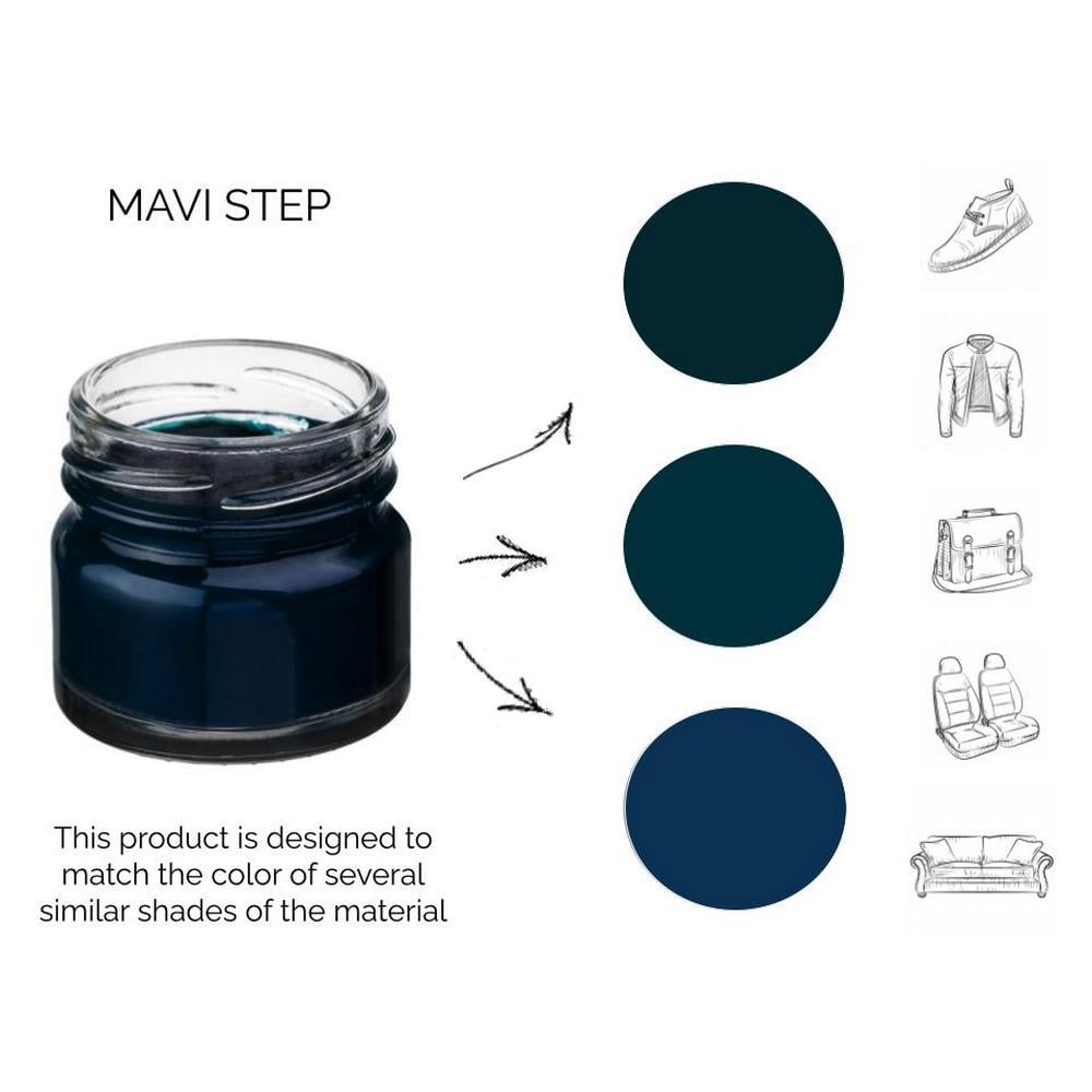 Краска-бальзам для замши и нубука MAVI STEP Multi Oil Balm 25 мл Синий (E07/116/025) - фото 3