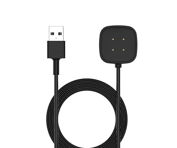 Зарядний пристрій з кабелем для смарт-годинників Fitbit Versa 3 Black