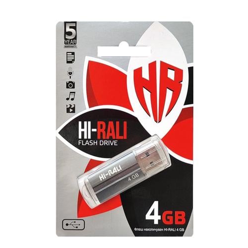 Флеш-накопитель Hi-Rali Corsair нефрит USB 2.0 4 GB