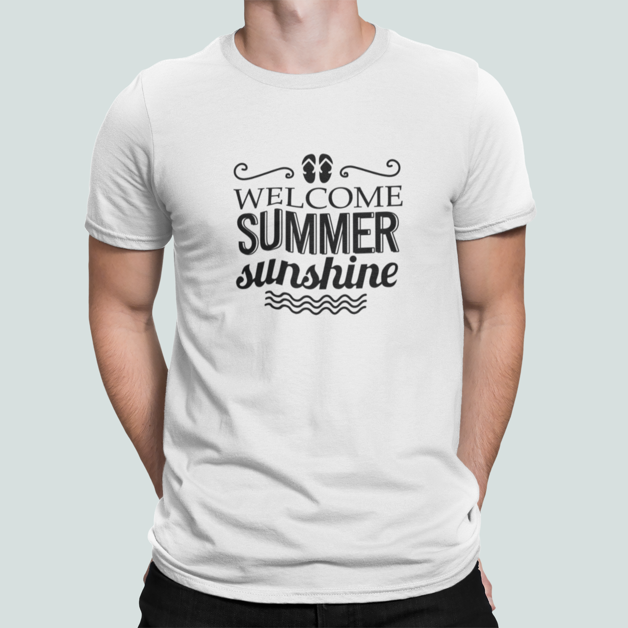 Футболка чоловіча Stedman з написом "Welcome Summer Sunshine" XXXL Білий (ПН454-12) Футболка чоловіча Stedman з написом "Welcome Summer Sunshine" XXXL Білий (ПН454-12)