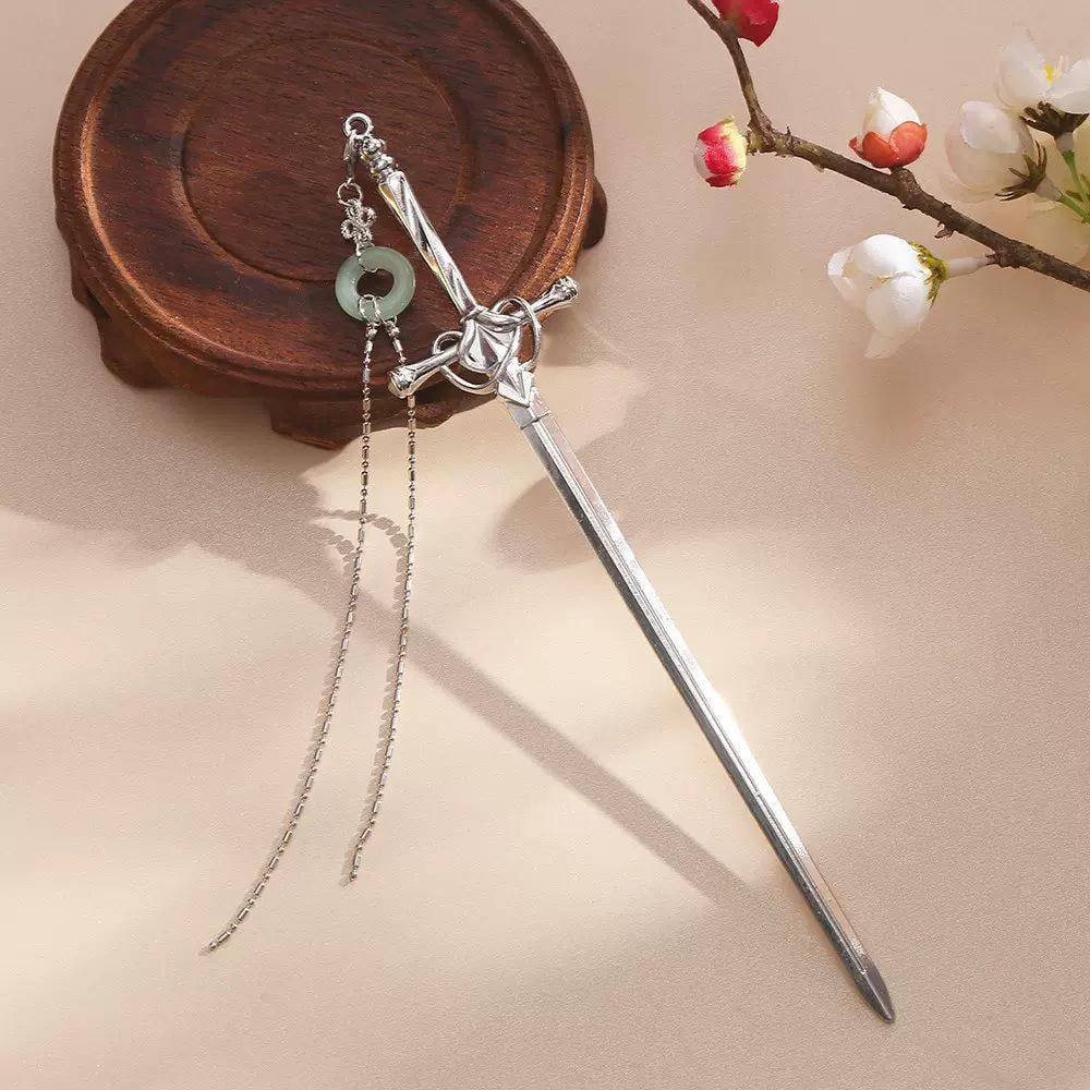 Заколка для волос в форме меча металлическая (28056) - фото 2 Заколка для волос в форме меча металлическая (28056) - фото 2