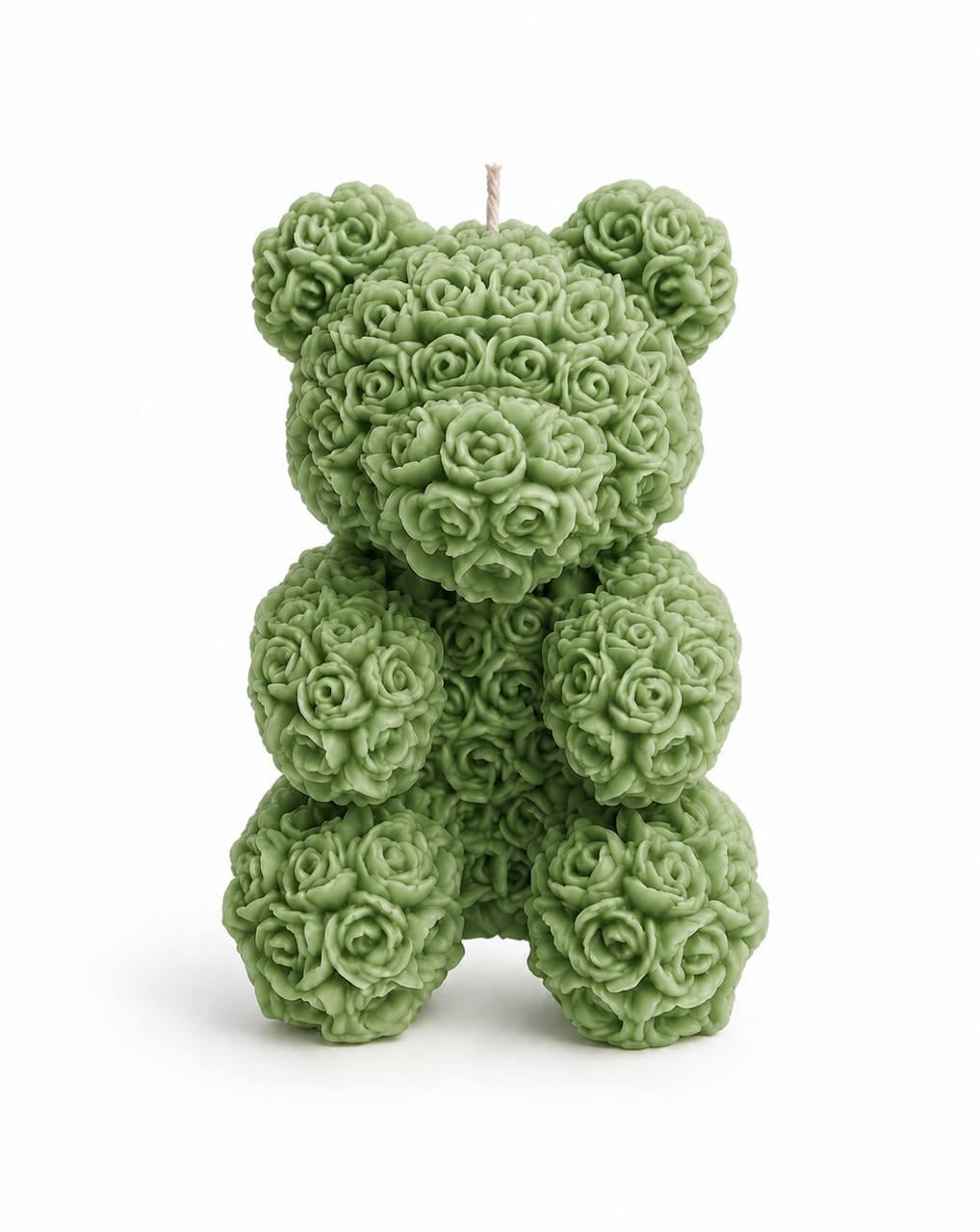 Аромасвеча M&D Candle Craft Медвежонок из натурального соевого воска аромат мята (00040)