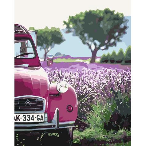 Набор для росписи по номерам Идейка Случайное остановка 40х50 см (КНО2264-mt)