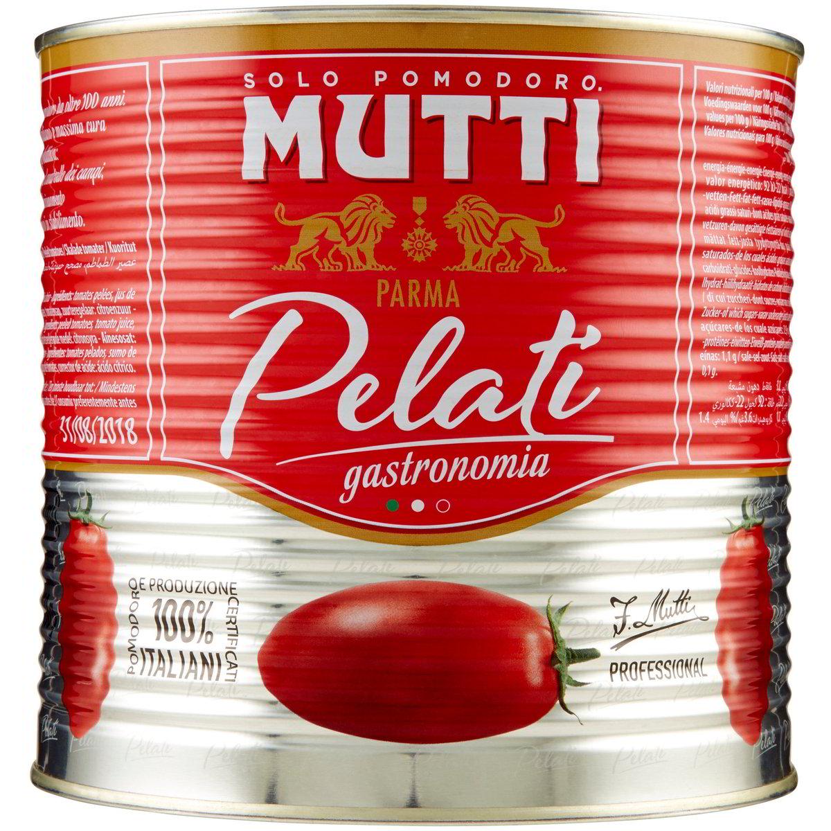 Помідори чищені Mutti Pelati gastronomia 2500 мл (23653750)