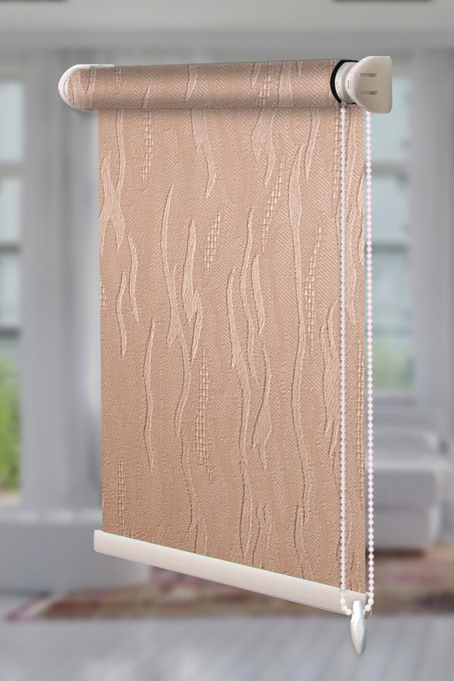 Рулонная штора Lazur открытого типа 190х130 см Латте