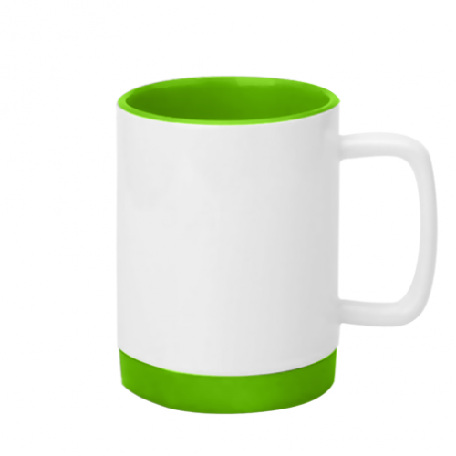 Чашка с силиконовым дном BMW M Power 320 мл Белый с зеленым (8980486-37-12154) - фото 2