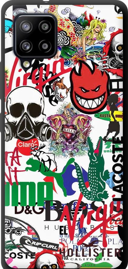 Чехол на Samsung Galaxy A42 A426B Many different logos (4022b-2098-42517) Чехол на Samsung Galaxy A42 A426B Many different logos (4022b-2098-42517)