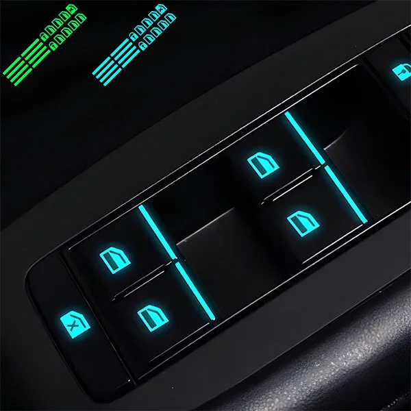 Набір фосфорних наклейок для кнопок в авто (Y02278) - фото 3 Набір фосфорних наклейок для кнопок в авто (Y02278) - фото 3