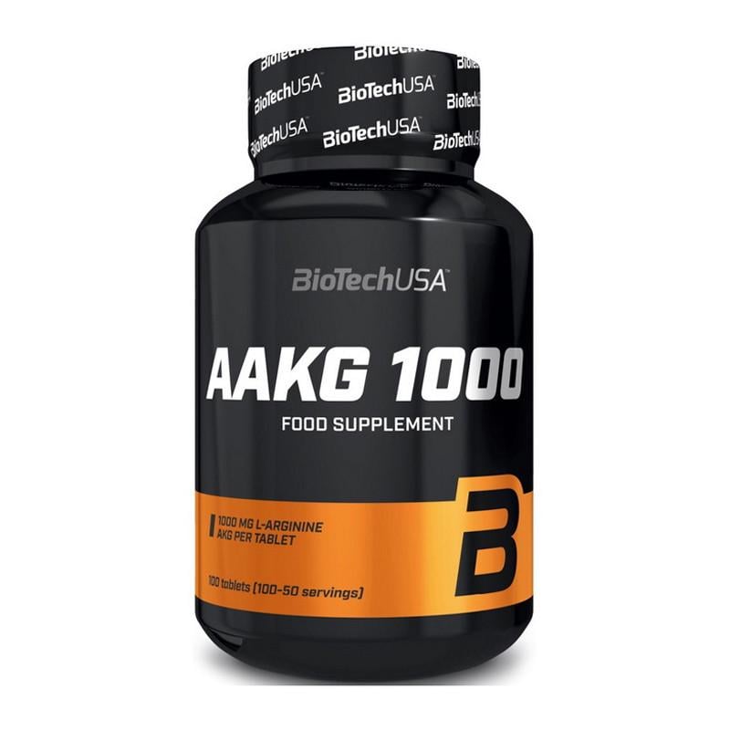 Аргінін BioTech USA AAKG 1000 100 капс. (01490-01)