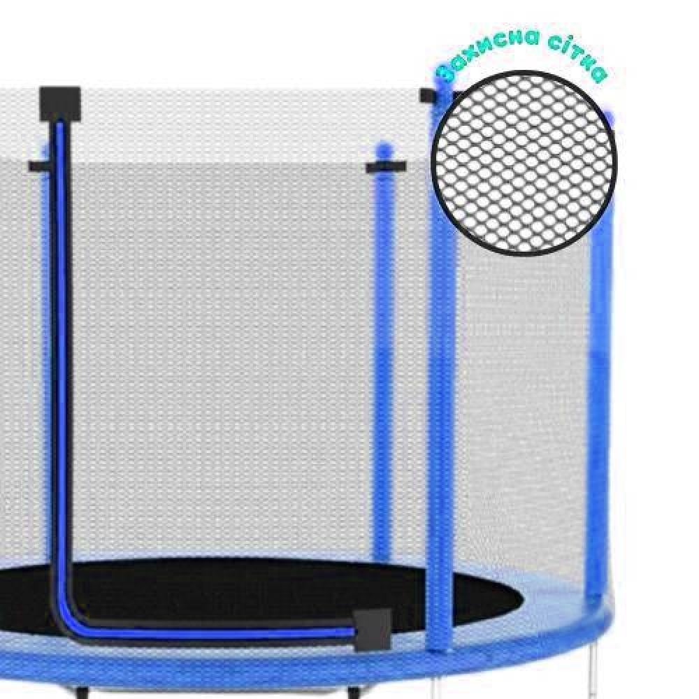 Батут манеж детский Atleto KRB10 с сеткой 140 см Синий (4418) - фото 3 Батут манеж детский Atleto KRB10 с сеткой 140 см Синий (4418) - фото 3