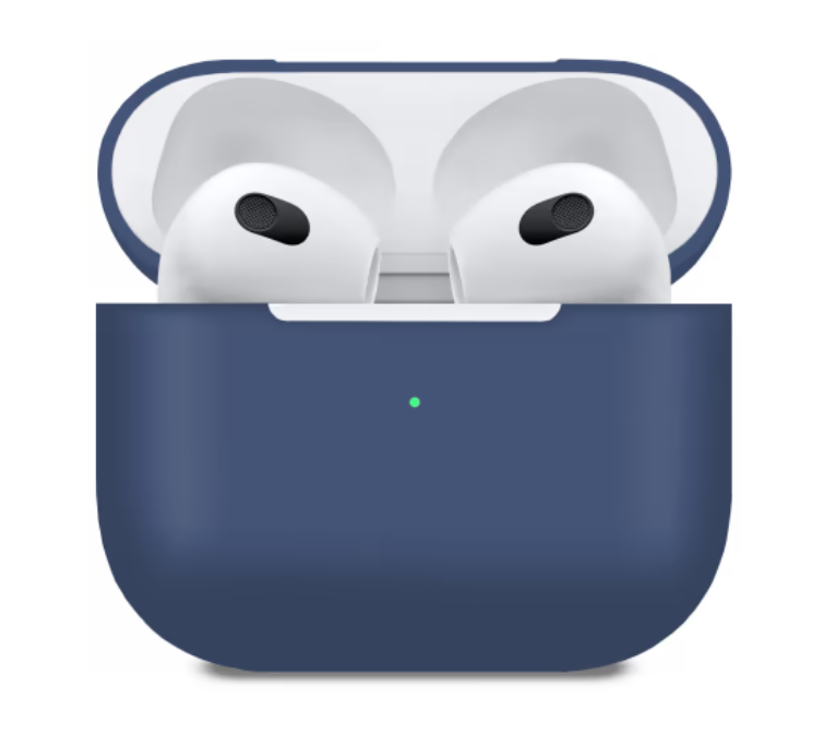 Чехол силиконовый для наушников AirPods Pro Синий (KG-9416) Чехол силиконовый для наушников AirPods Pro Синий (KG-9416)