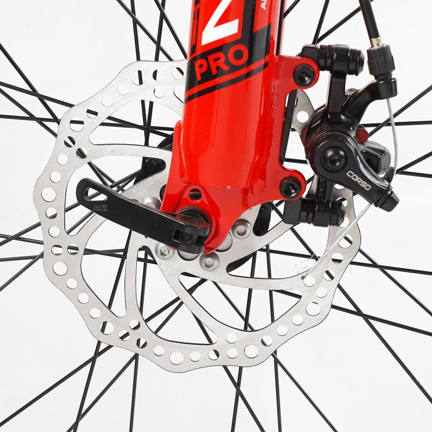 Велосипед горный Corso Next алюминиевый 26"/15" Черно-красный (705720904) - фото 4 Велосипед горный Corso Next алюминиевый 26"/15" Черно-красный (705720904) - фото 4