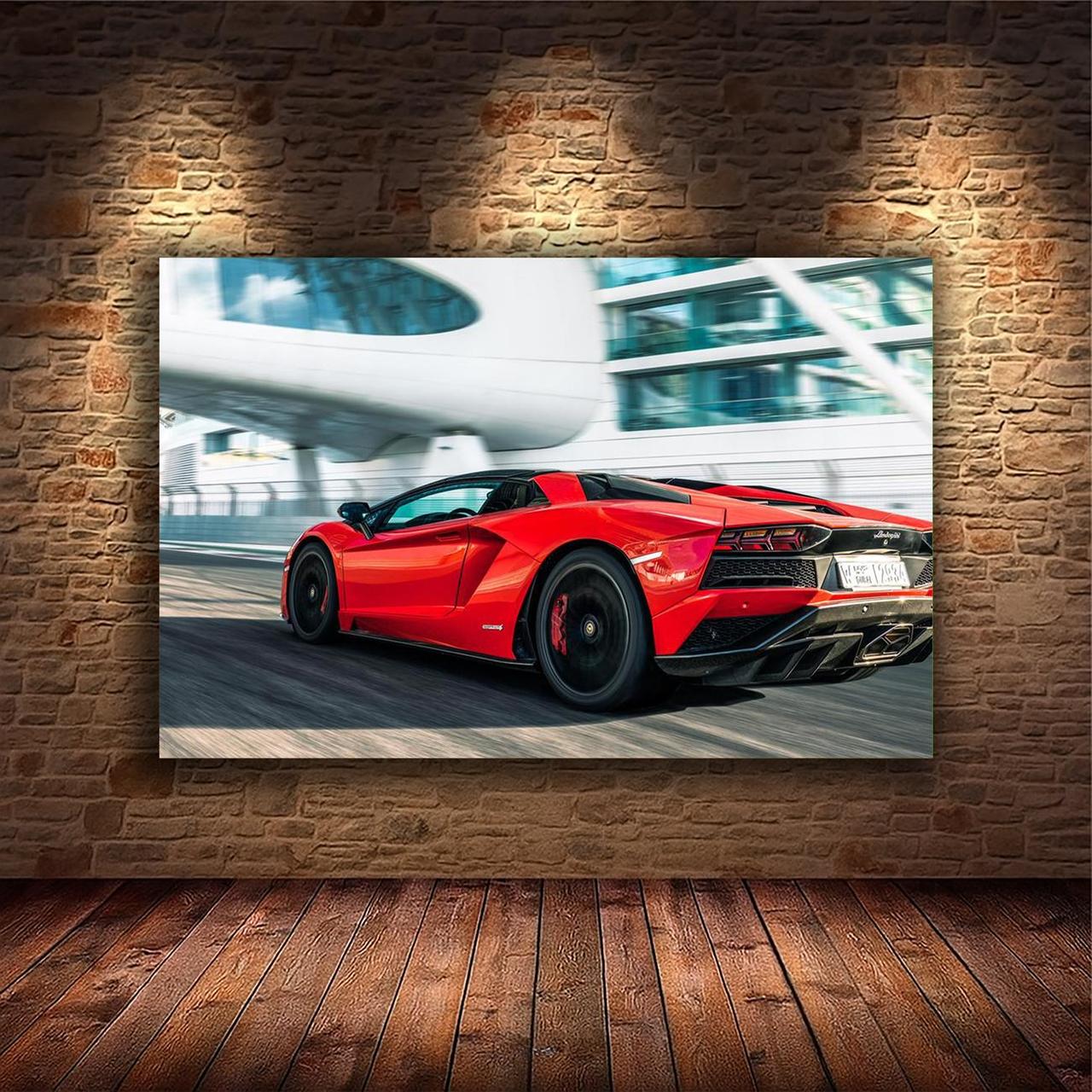 Картина на холсте Спортивный автомобиль 35x55 см (M151)