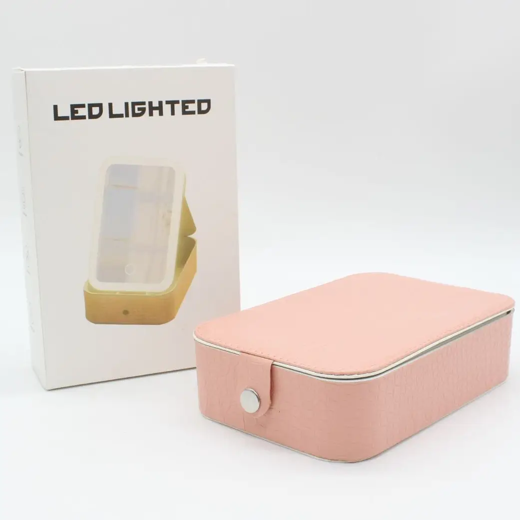 Косметичка органайзер дорожня з дзеркалом і підсвічуванням 21х14x5 см Рожевий (23457704101) - фото 10 Косметичка органайзер дорожня з дзеркалом і підсвічуванням 21х14x5 см Рожевий (23457704101) - фото 10