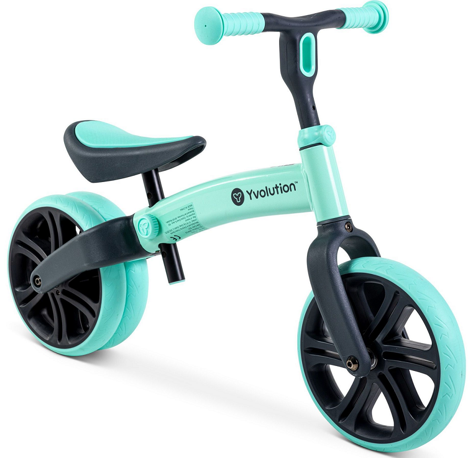 Біговел дитячий YVolution Yvelo Junior YT16G2 алюмінієва рама навантаження до 20 кг від 1,5 років Зелений (629031)