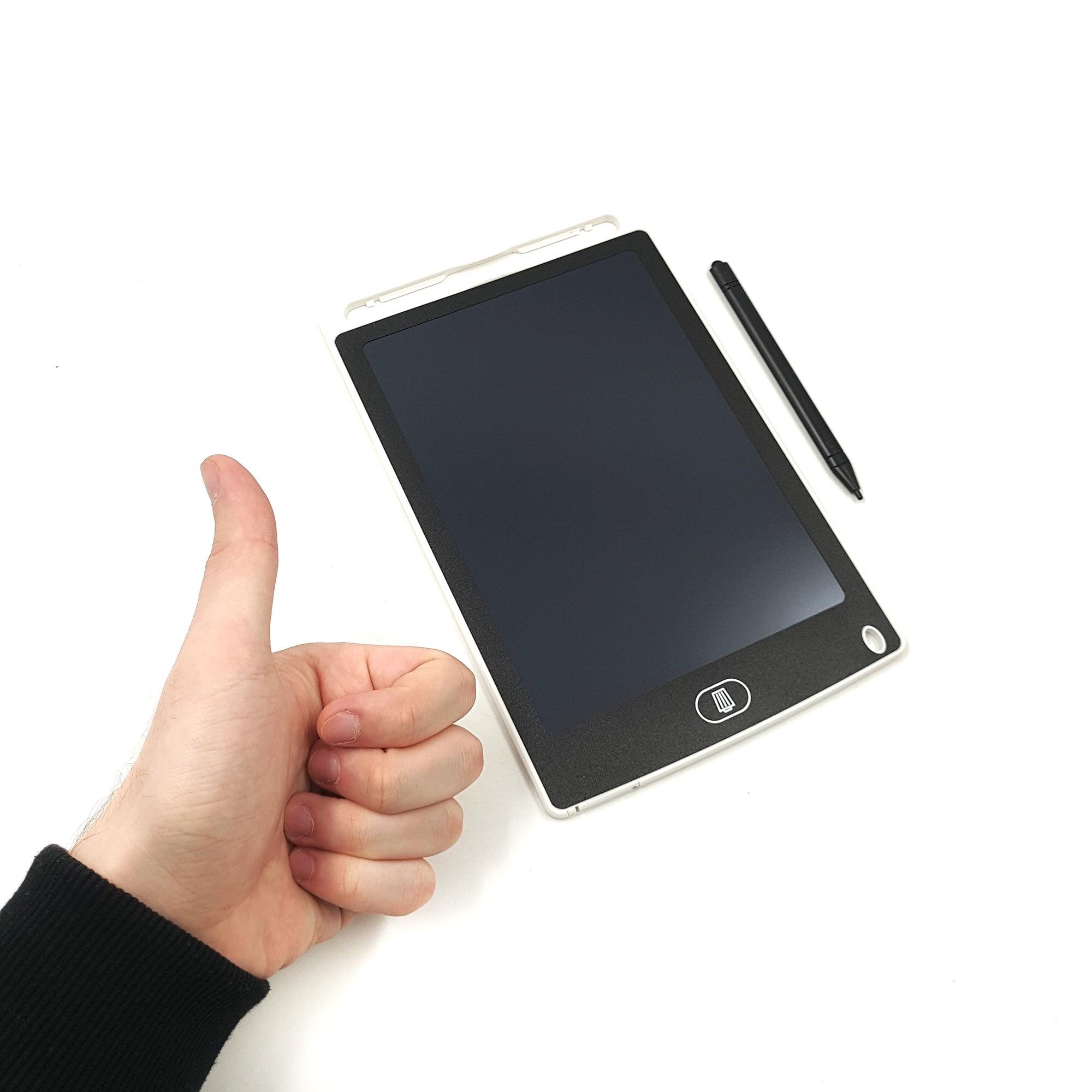 Доска для рисования TK GROUP LCD Pad с специальной ручкой 22 см Белый (86502b) - фото 5