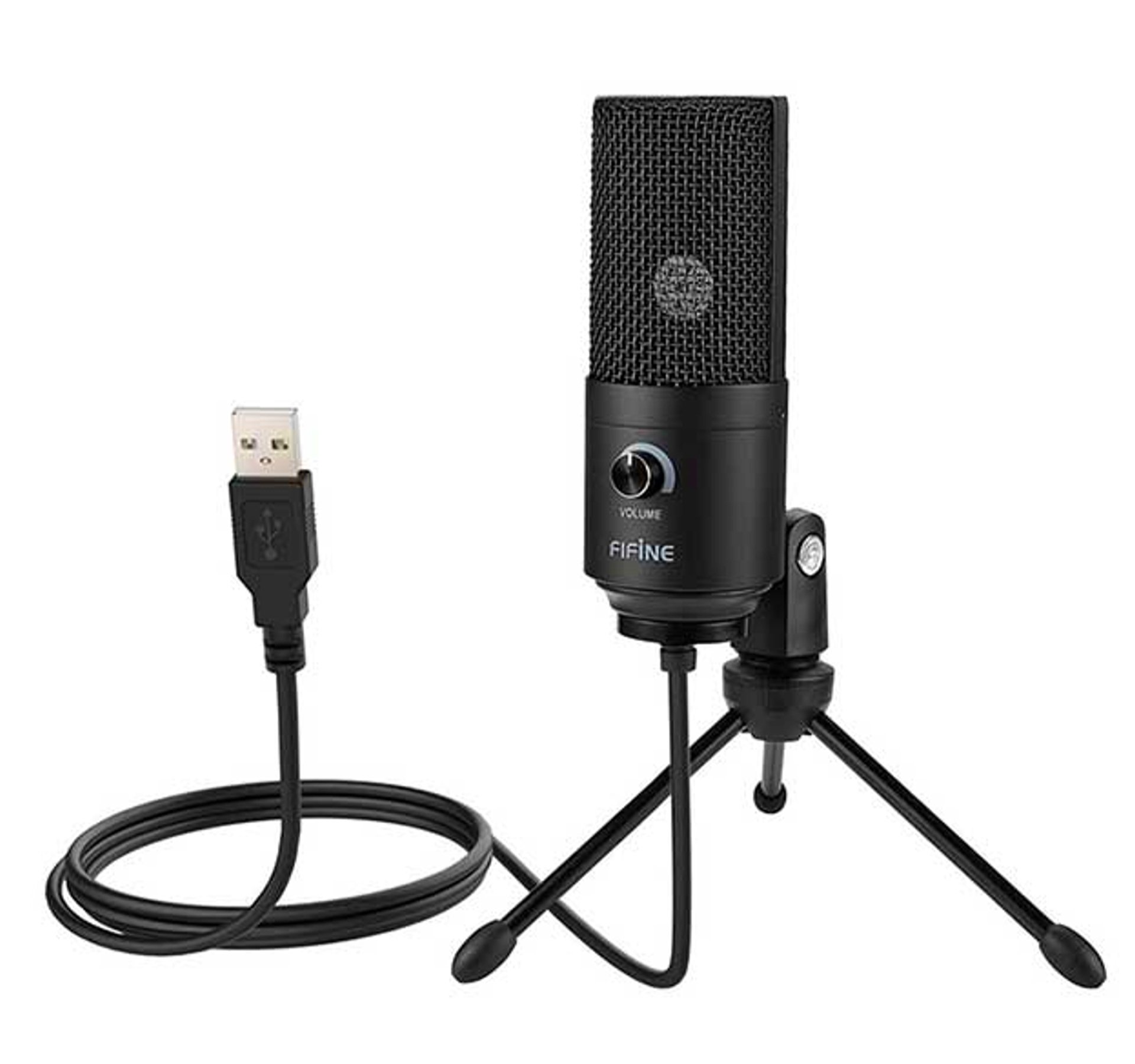 Cтудийный конденсаторный микрофон FIFINE K669 Черный