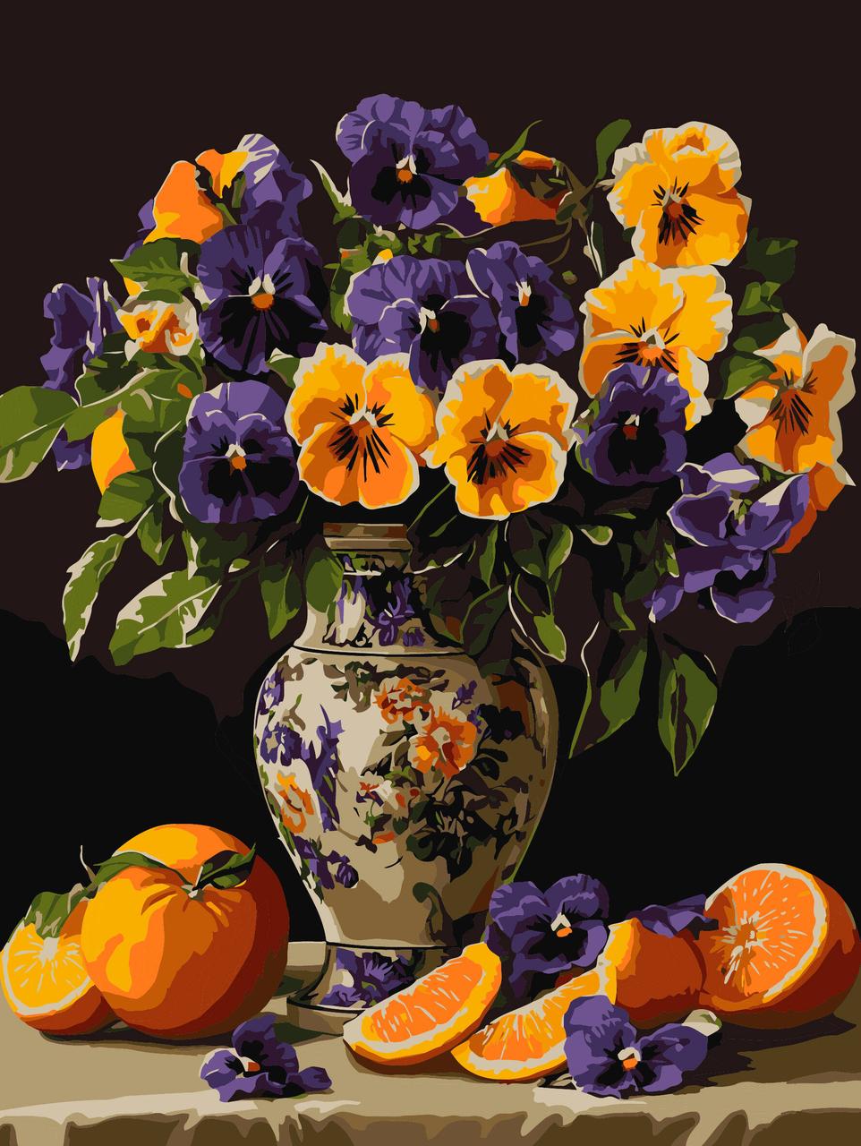 Картина за номерами Ideyka Витончені братки 30х40 см (2824289688)