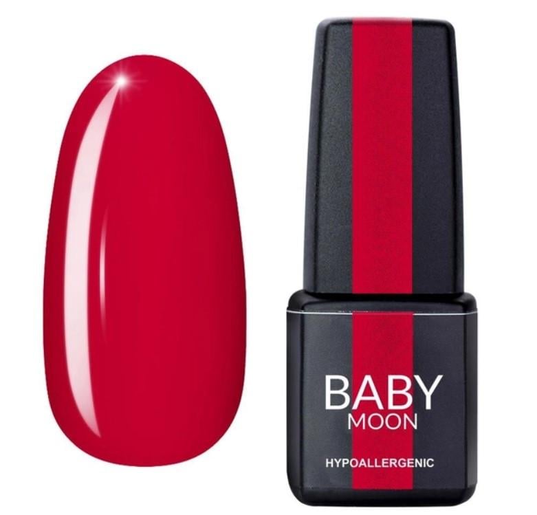 Гель-лак BABY MOON Red Chic Gel polish 6 мл №05 Малиновий - фото 1